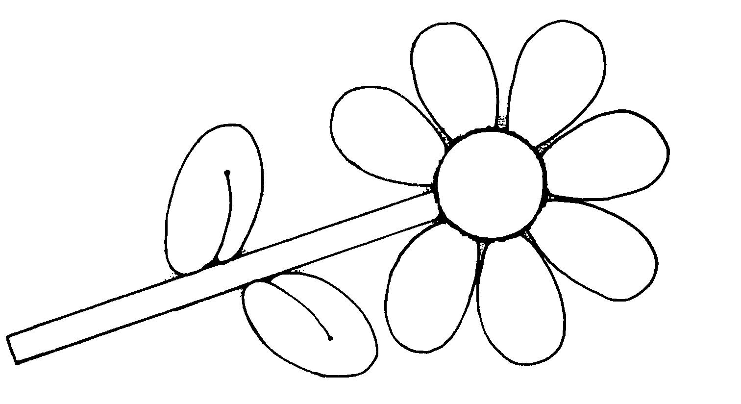 flower-with-stem-template-clipart-best