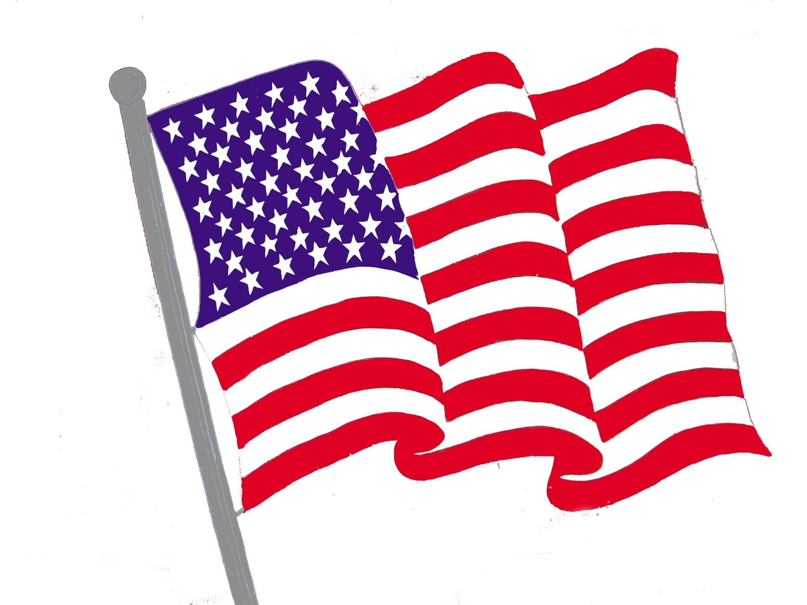Clip Art Free American Flag