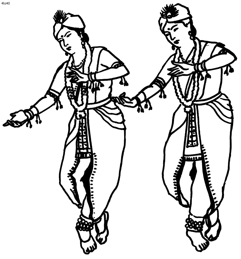 Indian Line Art