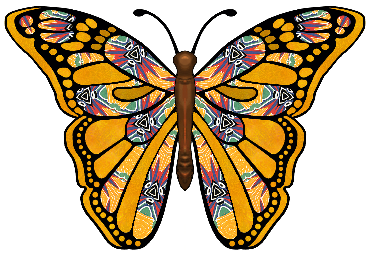 Clipart butterfly designs