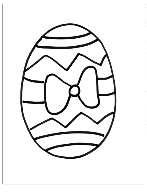 Egg Colour In - Clipart Best