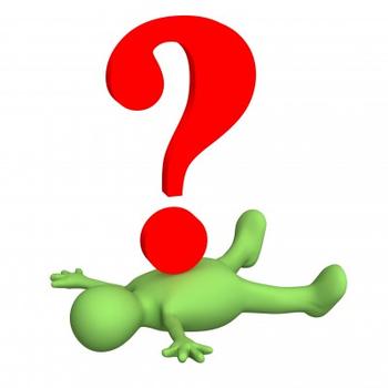 Question mark animated clipart