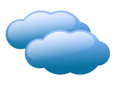 Cloudy weather clipart