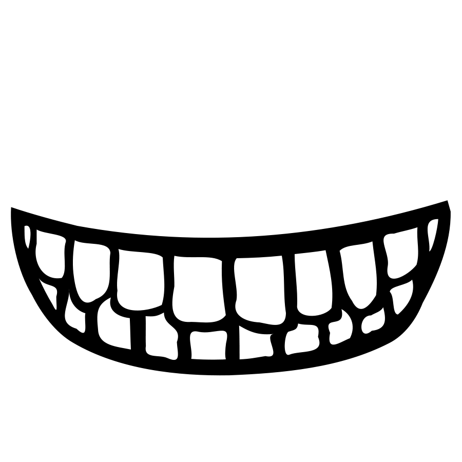 White Teeth Clipart