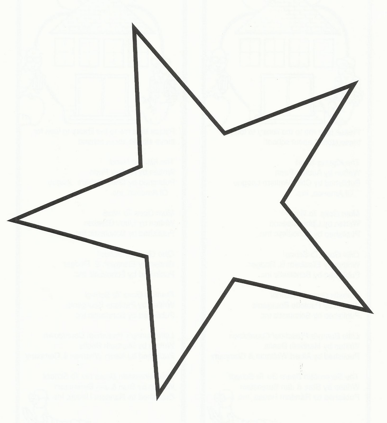 Best Photos of Star Outlines To Print - Stars Outline Template ...