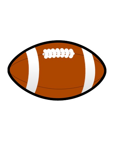 Rugby Ball Clipart - Tumundografico