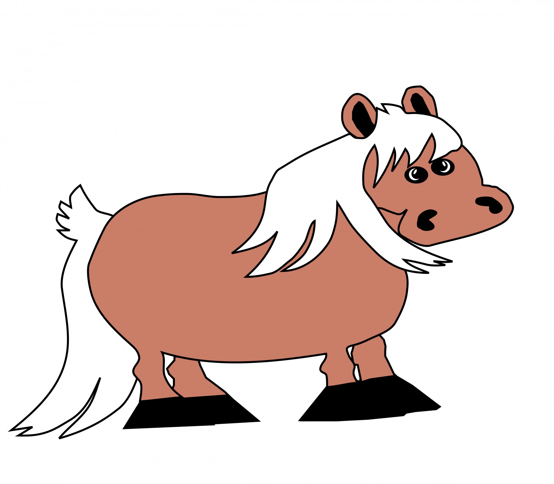 Horse Cartoon Clipart Free Stock Photo - Public Domain Pictures