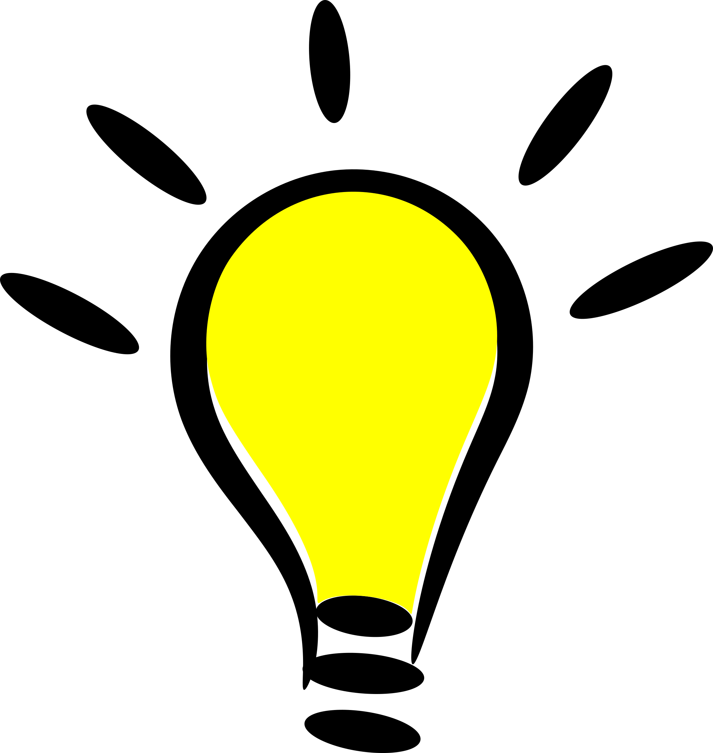Thinking Lightbulb Clipart Best