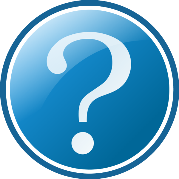 Icon question mark clipart