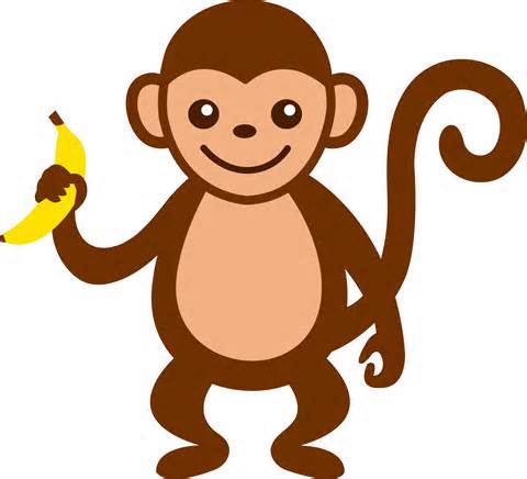 Monkey animal clipart