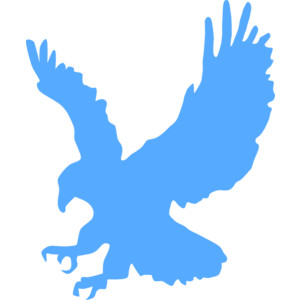 Blue Eagle clip art - Polyvore