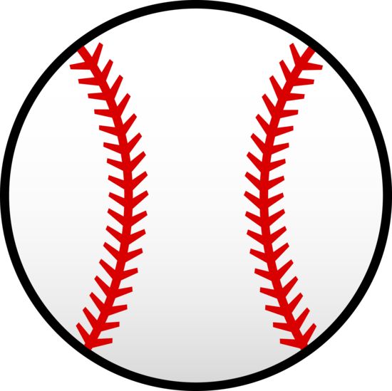 Baseball black and white free baseball clip art free vector for ...