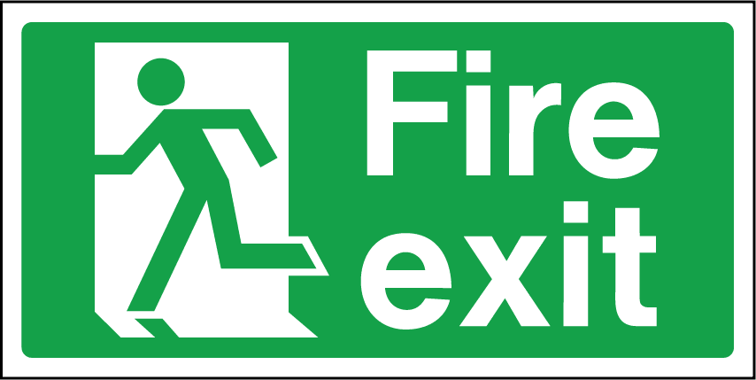 Fire Exit Sign | Free Download Clip Art | Free Clip Art | on ...