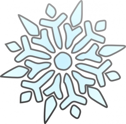 Snowflake Clipart Black And White - Free Clipart ...