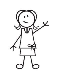 Woman stick figure clipart - ClipartFox