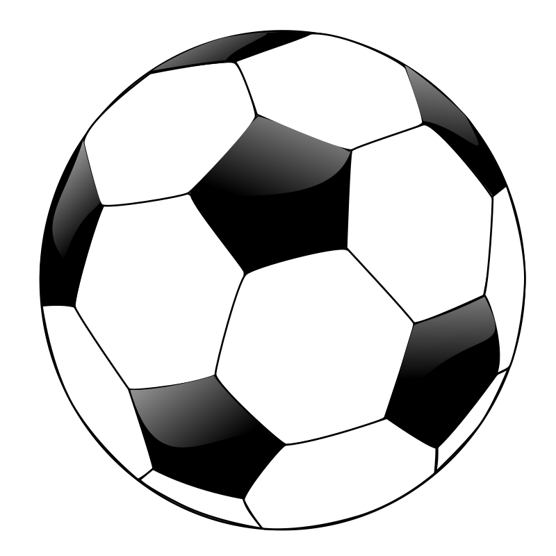 Soccer Ball Outline Clipart