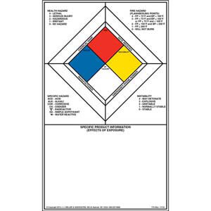 WP Labels Markings Stickers NFPA