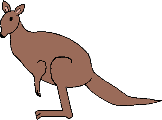 Kangaroo clipart 7