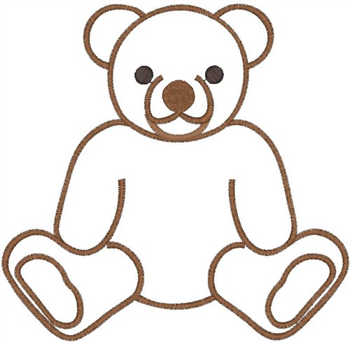 Bear Outline Clipart