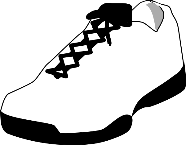 Basic Shoes Outline - ClipArt Best