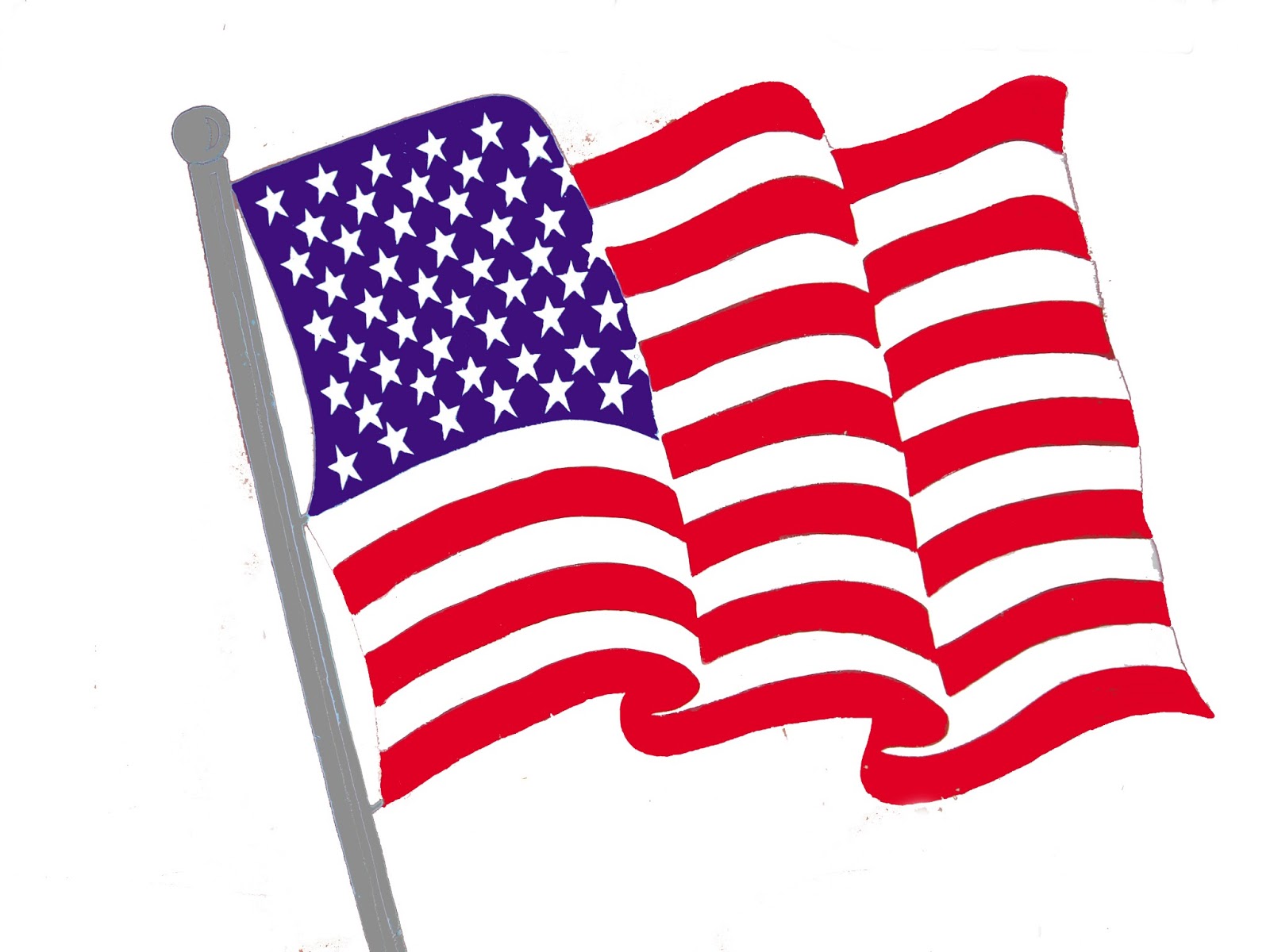 Clip art flags us