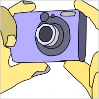 holding_digital_camera_clip_ ...