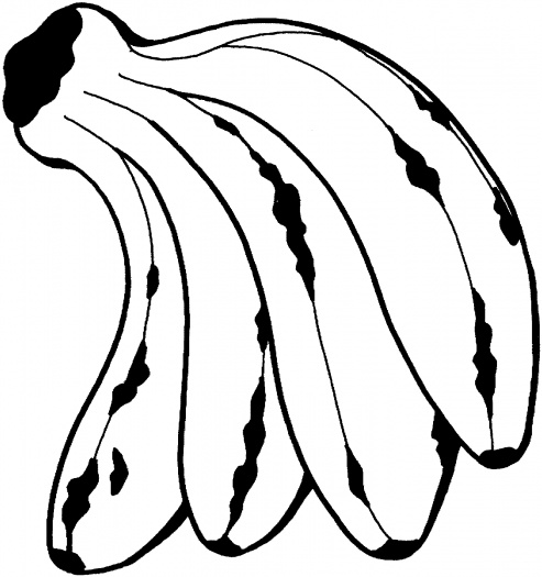 Bananas coloring pages | Super Coloring
