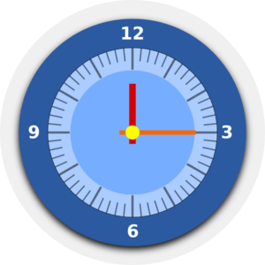 Wall Clock clip art - vector clip art online, royalty free ...