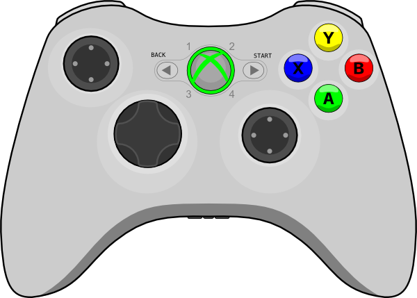 Cartoon Xbox Game Controller - ClipArt Best