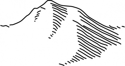 Outline Of Mountains - ClipArt Best