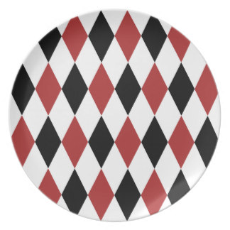 Harlequin Pattern Plates | Zazzle