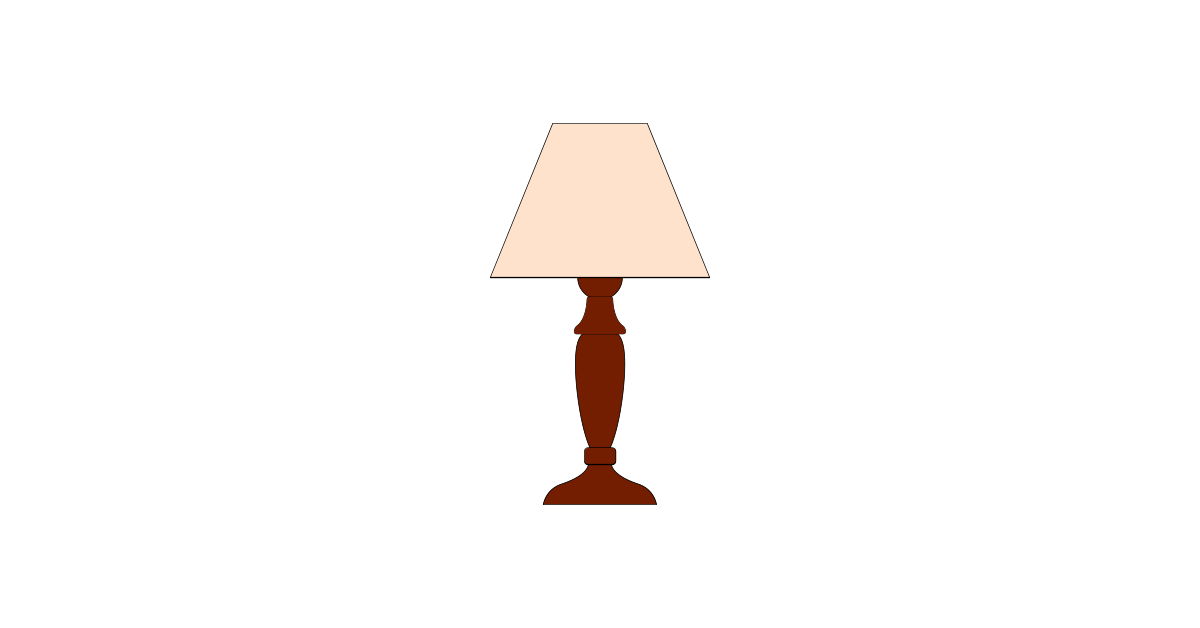 Table Lamp Clipart Vector and PNG – Free Download | The Graphic Cave