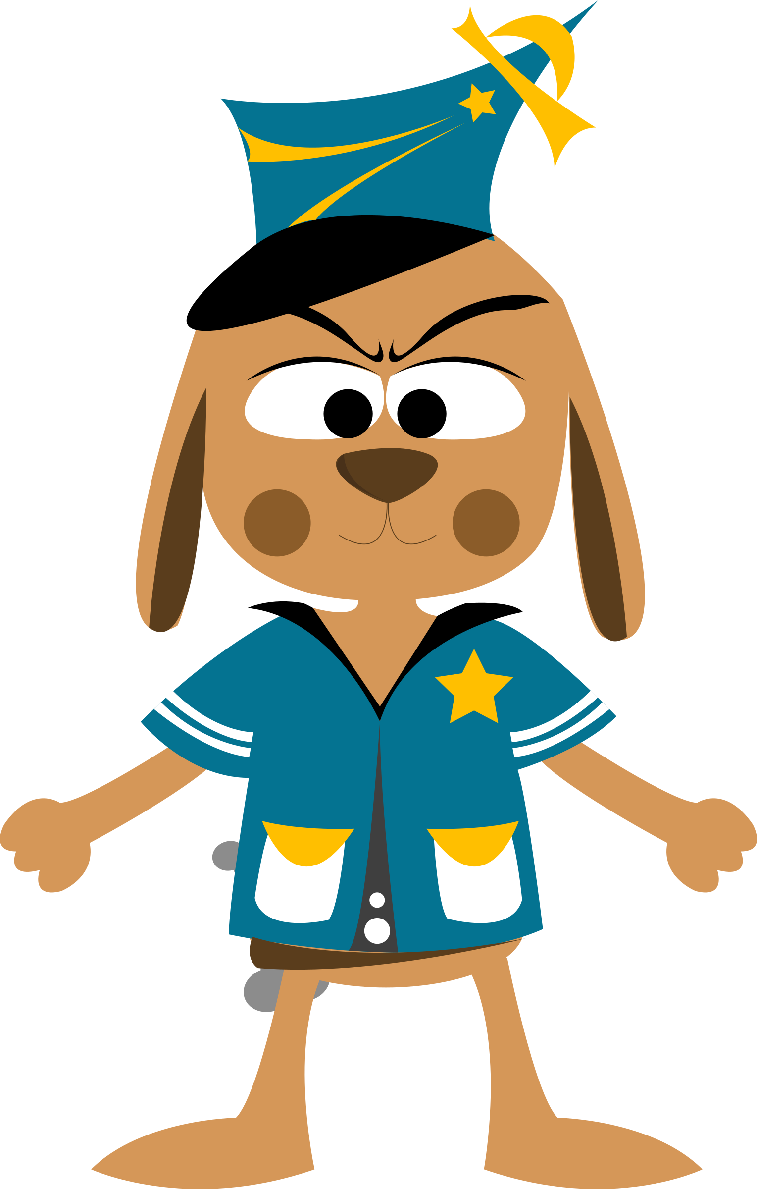 Police dog clipart