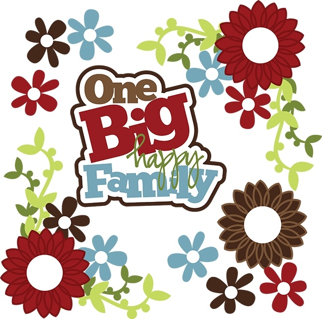 One Big Family Clipart