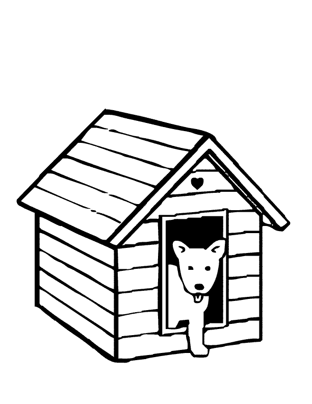 Coloring Page Dog House. dios de la muerte y pilaf en la pelicula ...