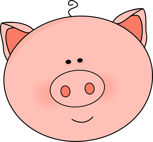 Pig Head Outline Clip Art - ClipArt Best