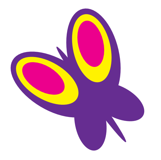 Butterfly On Purple Flower Clip Art – Clipart Free Download