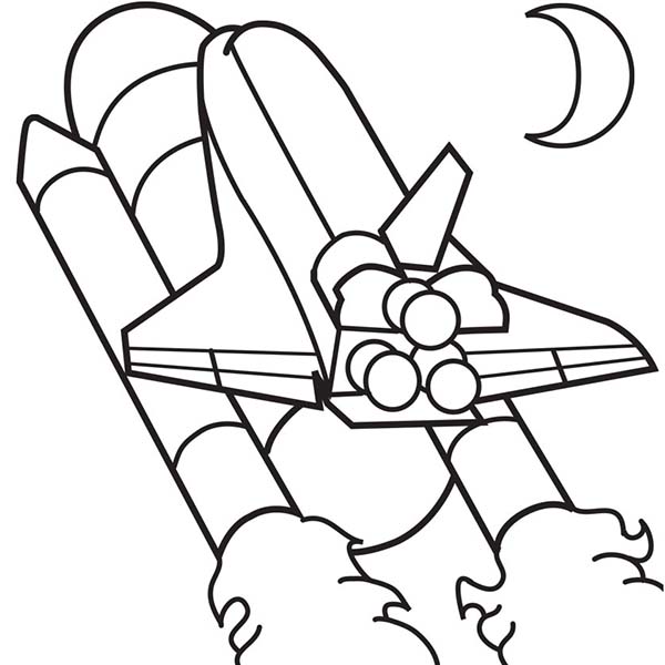 Rocket Ship Coloring Page - ClipArt Best