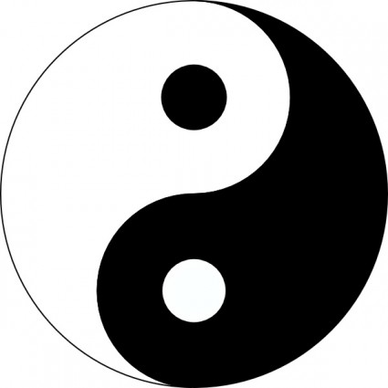 Yin yang clip art Vector | Free Vector Download In .AI, .EPS, .SVG ...