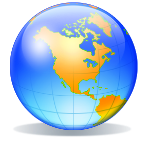 World globe clipart free