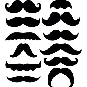 Best Photos of Mustache Cut Out Template - Mustache Cut Outs ...