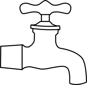 Water tap clipart