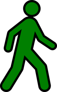 Clipart person walking