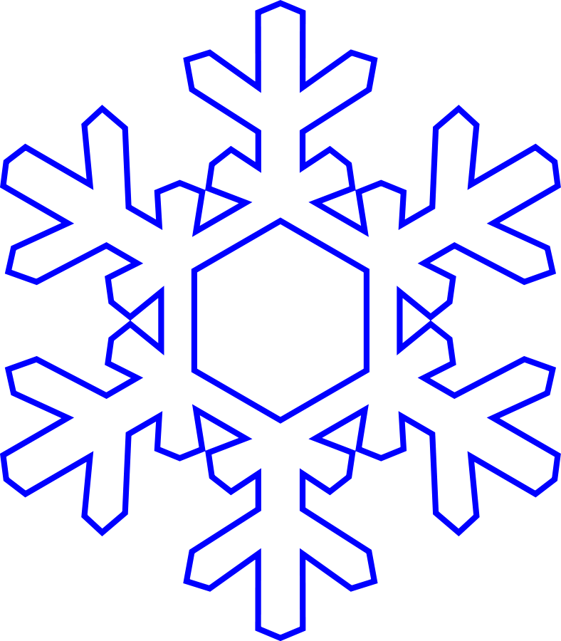Snowflake clipart vector