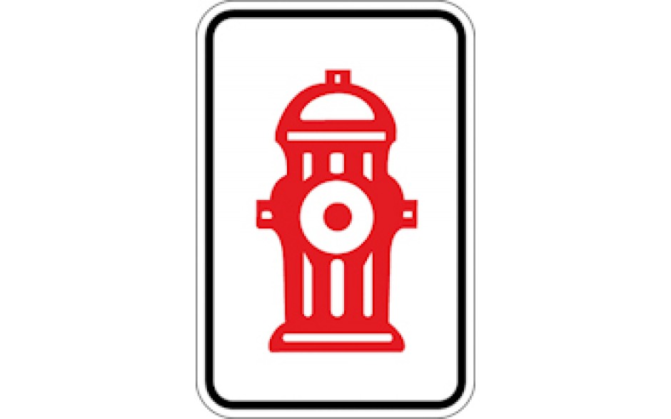 Fire Hydrant Symbol - Parking Signs - Traffic Control - Product ...
