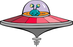 Alien spaceship clipart free