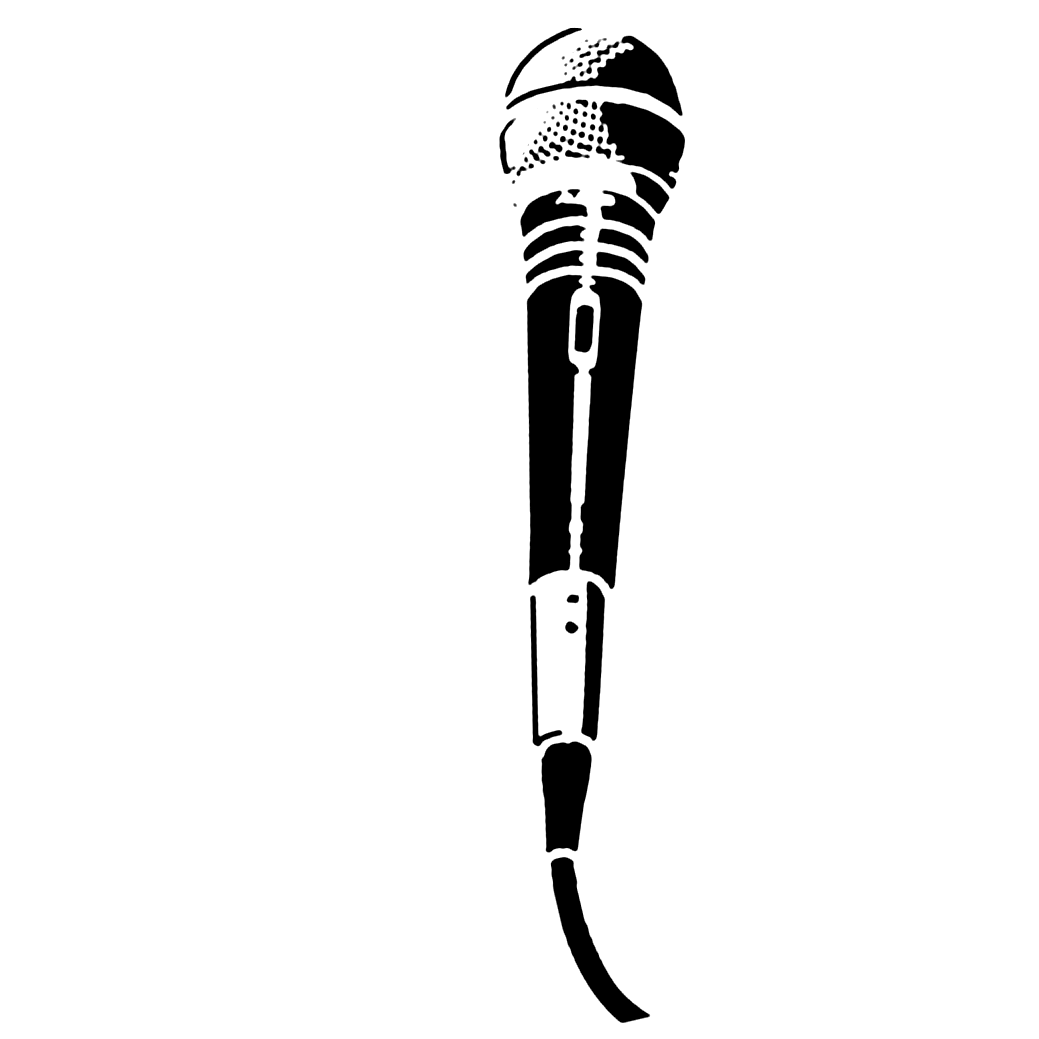 Stencil Mic - ClipArt Best