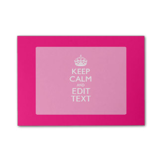 Keep Calm And Carry On Post-itÂ® Notes - Sticky Notes | Zazzle