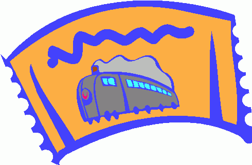 Train Ticket Clipart