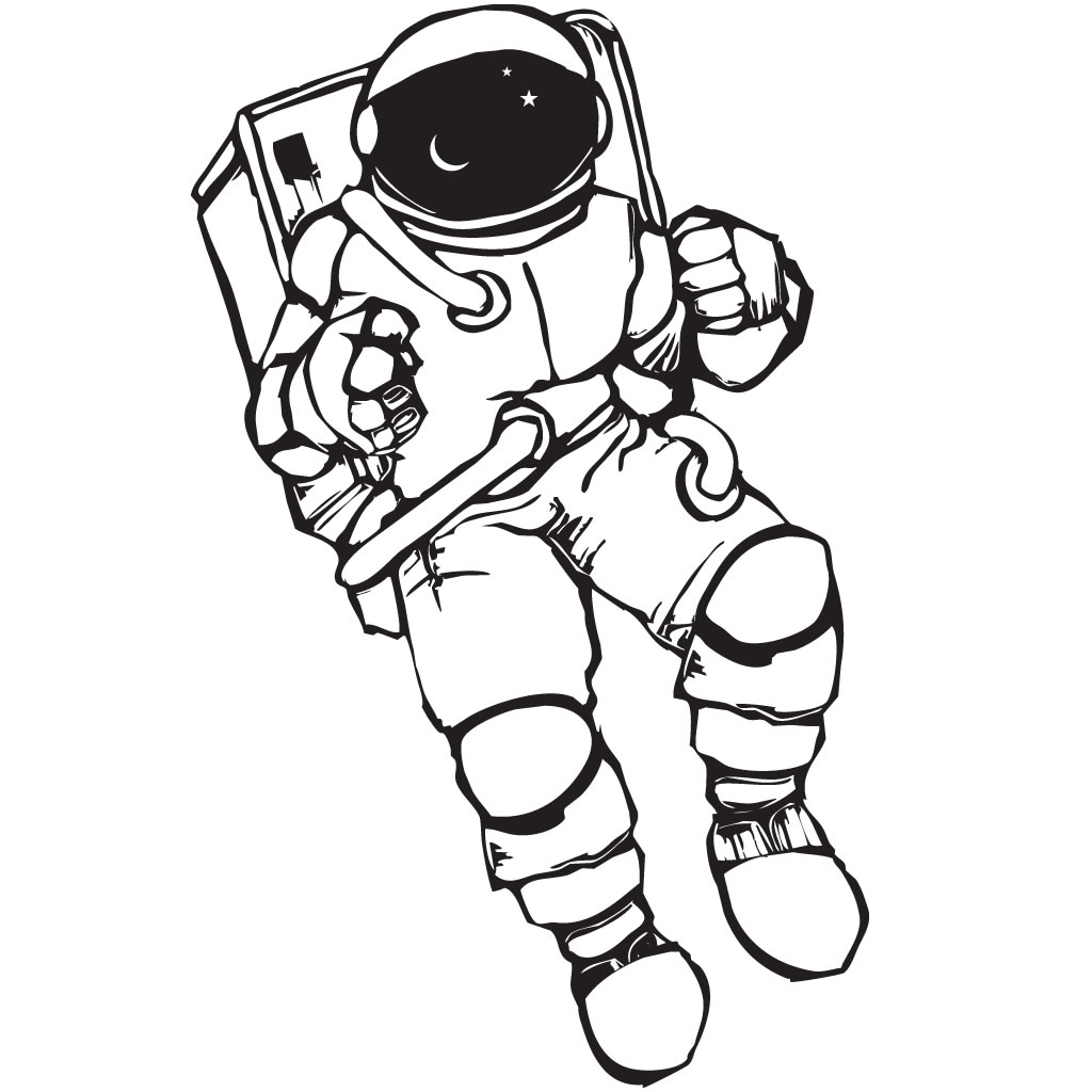 Astronaut Drawing Pic | Drawing Images
